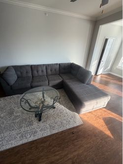 Coach table rug dresser