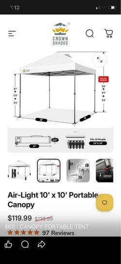 CANOPY PORTABLE TENT