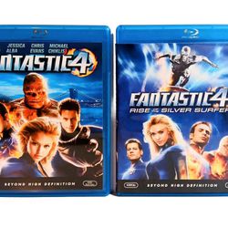 Fantastic Four & Fantastic Four: Rise of the Silver Surfer Blu-ray Disc 2007 New