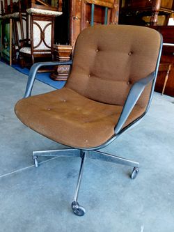 Vintage Steelcase Office Chair on Casters