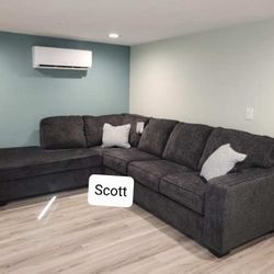 Brand New/ L Shape Cheap Sofa Set/ Living Room Sectional Couch/ Loveseat Ottoman 