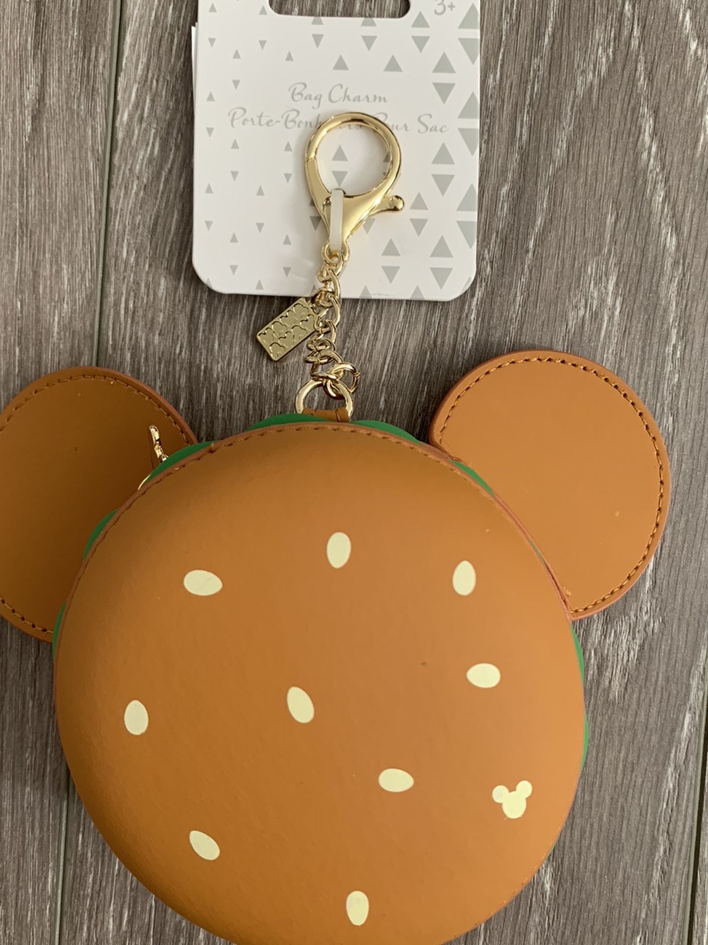 Disney Minnie Mouse Hamburger Bag Charm