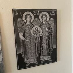 Orthodox paper and cardboard icons (Archangels)