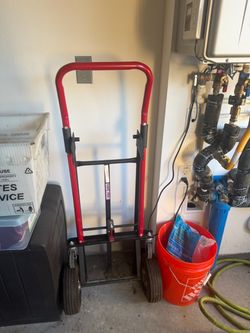 Red and Black Hand Truck Dolly
