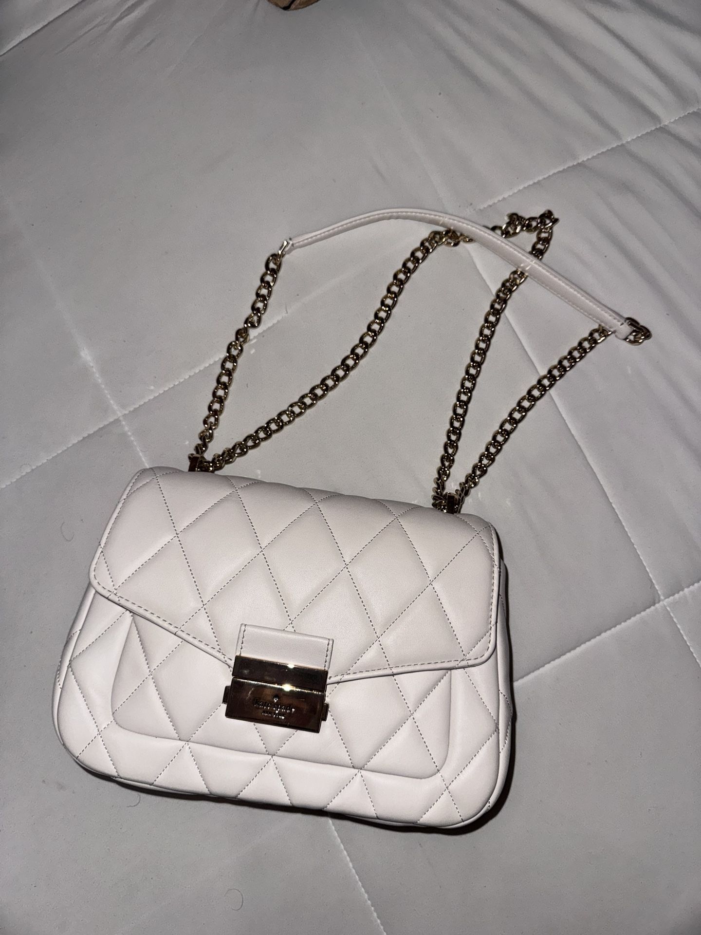 White Kate Spade Shoulder Bag 