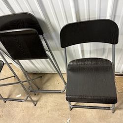 3 Foldable Barstool Chairs