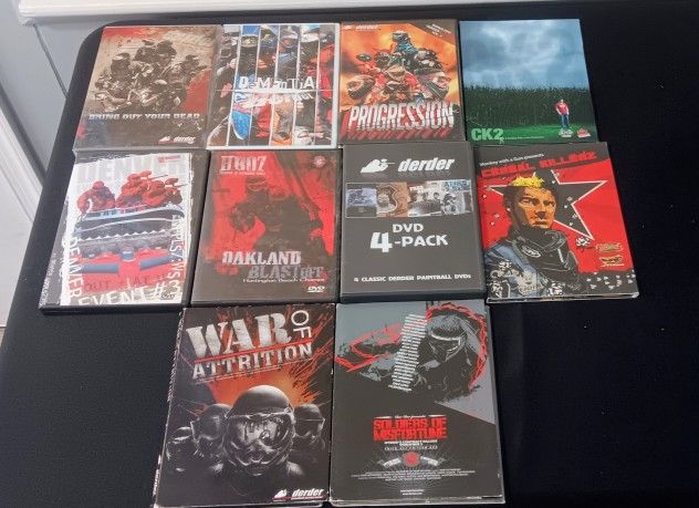 Paintball DVDs Lot