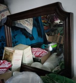 Wood Frame Mirror 48"x36"