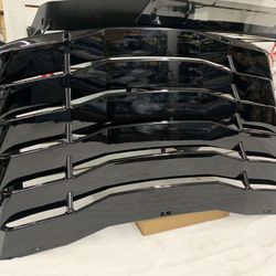 16-23 Chevrolet Camaro Rear Window Louver Sun Shade Cover Vent Gloss Black