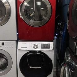 Samsung Washer And Electric Dryer Set For $680