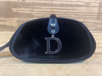 Christian Dior Velvet D Charm Clutch *Authentic* (163084-8)