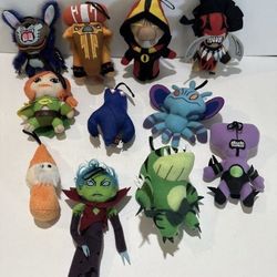 Lot Of 11 Dota 2 Micro Plush Valve Steam Overwatch Micro Plushie toy Keychain