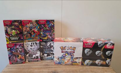 Pokémon Booster Bundles & Booster Boxes Lot Mega Evolution Surging Black Bolt White Flare Destined Rivals