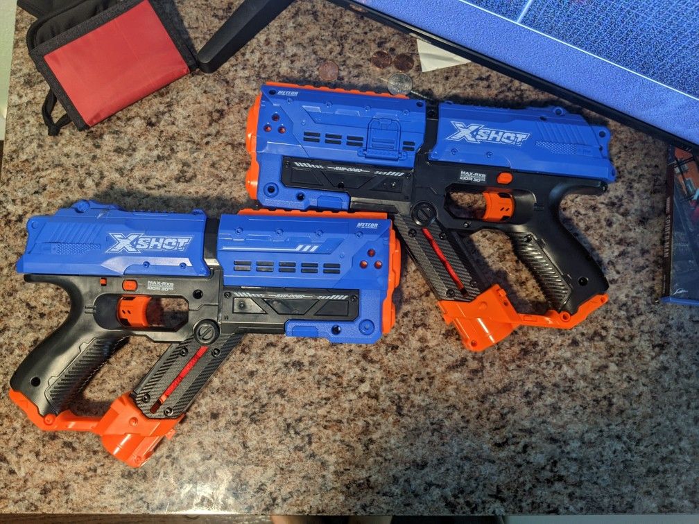 Nerf Guns $30 For All Includes Extra Bullets