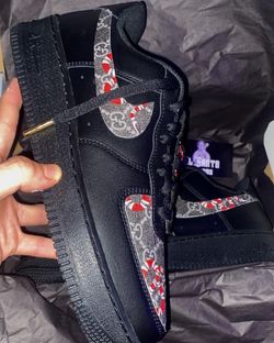 Black Af1 Custom GG
