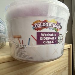 Brand New! Colorations Washable Sidewalk Chalk