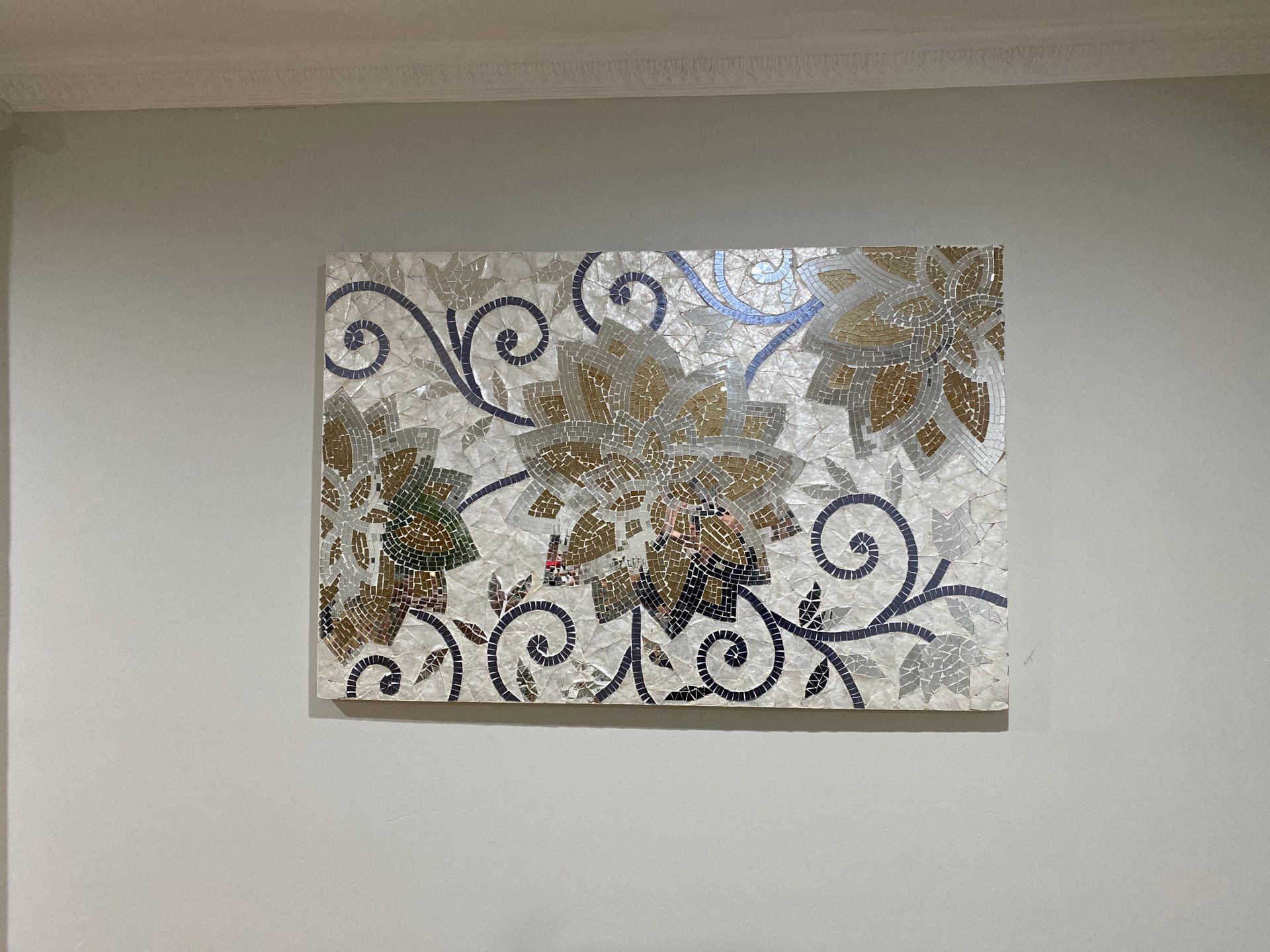 Large mosaic wall art piece