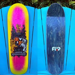 Flip Skateboards Lance Mountain Crest Skateboard Deck 8.75” - Barely Used (2006)