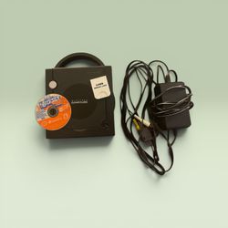 Nintendo GameCube Fully Working with 1 game and OEM cords and generic memory card