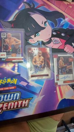 2023 UFC CARDS CIRYL GANE AUTOGRAPHS AND PRIZM