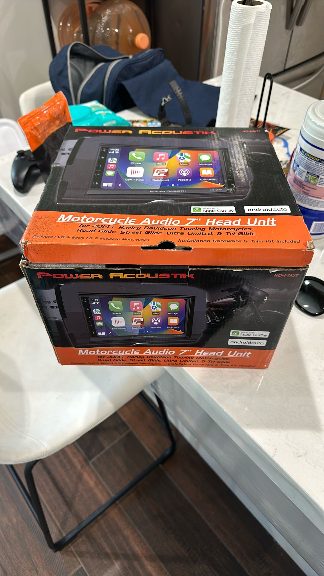 Power Acoustic Motorcycle Audio 7 Head Unit