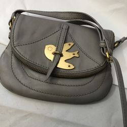 Marc Jacobs Petal To The Metal Bird Crossbody Bag Gray