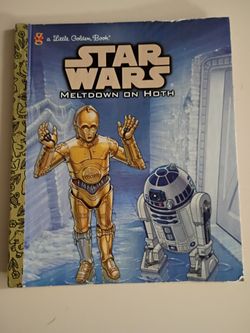 1998 1st Edition Star Wars Meltdown On Hoth Little Golden Book