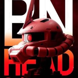Bandai Mobile Suit Gundam BN Head Collection Vol.3 MS-06S ZAKU II Head Sculpt