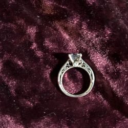 Gorgeous Princess Cut Wedding Ring Size 7