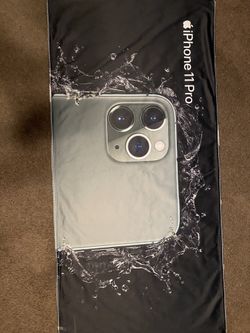 IPhone 11 Pro poster. It’s about 5 feet long. Made of silk