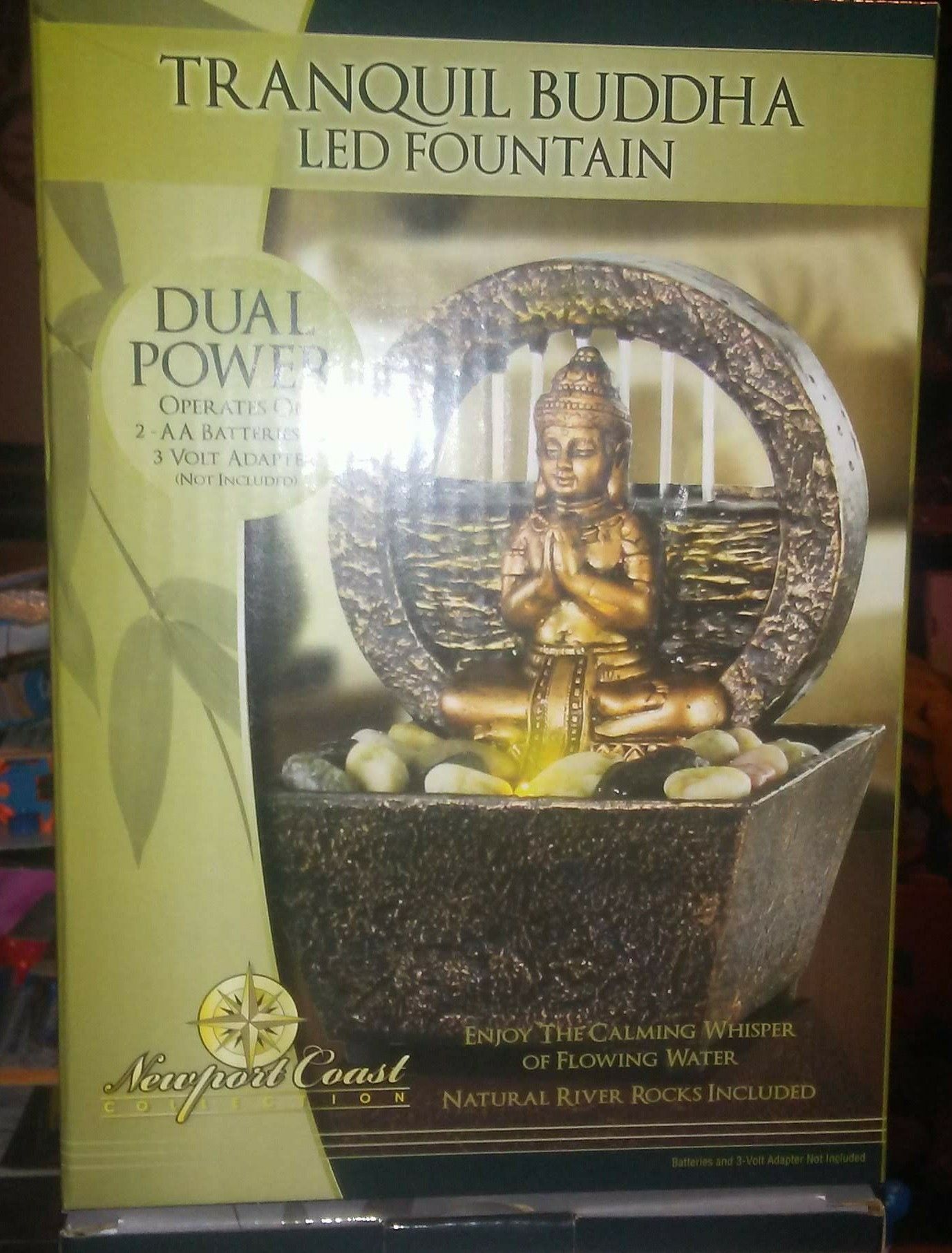 TRANQUIL BUDDHA LED FOUNTAIN BRAND NEW