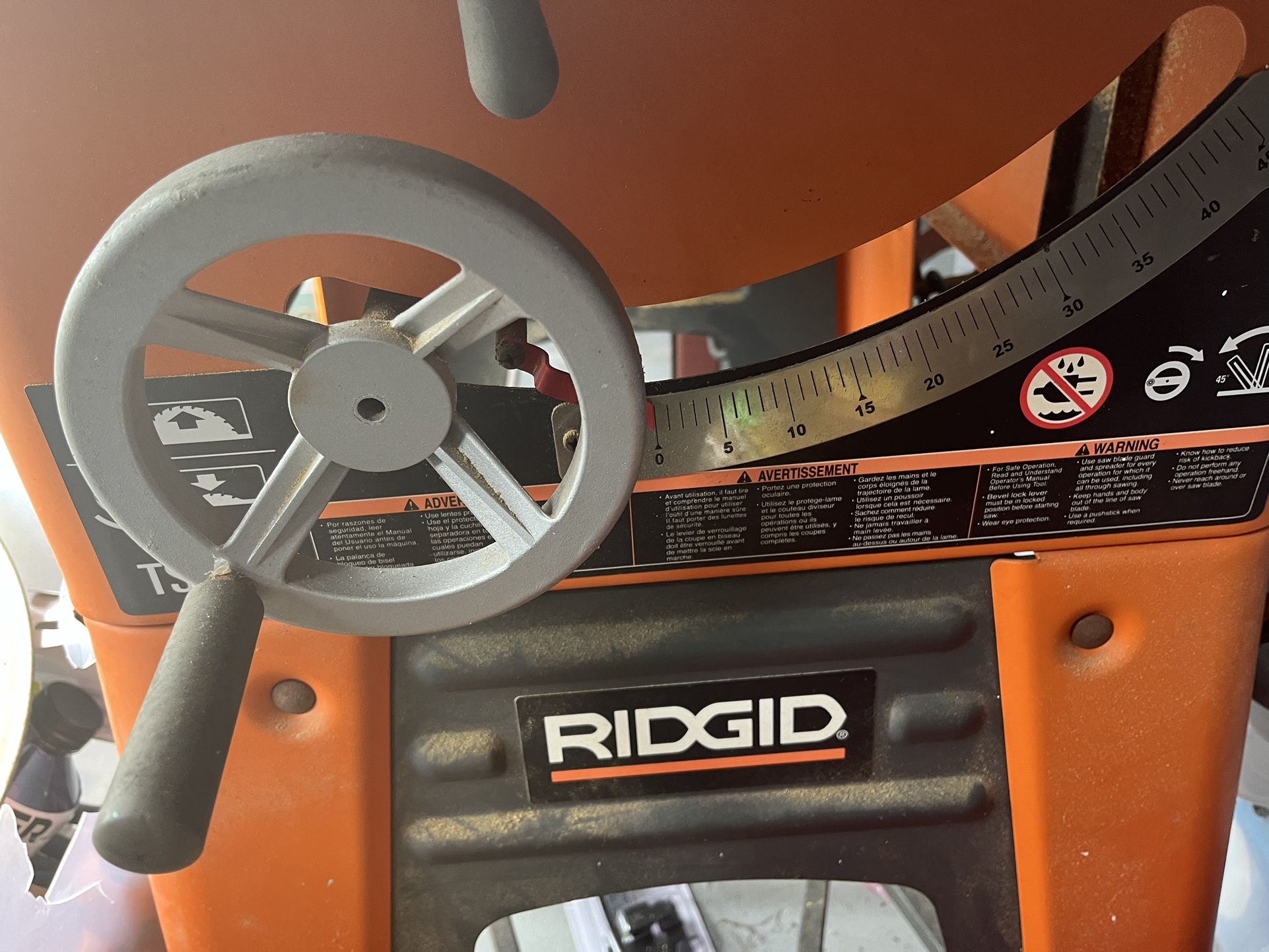 Rigid 10” Table Saw