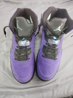 Air Jordan 5 Purple Grape Sneakers