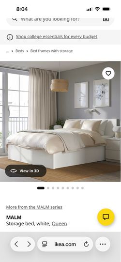 IKEA storage bed MALM series