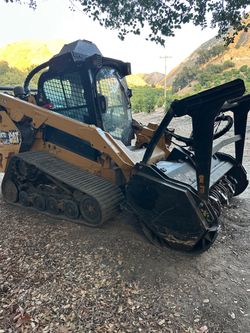 Skid steer mulcher#wood chipper shredder tree land clearing