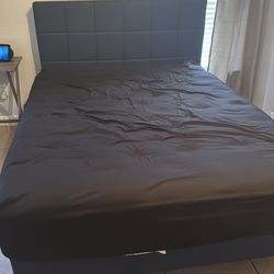Full size mattress with platform Bed