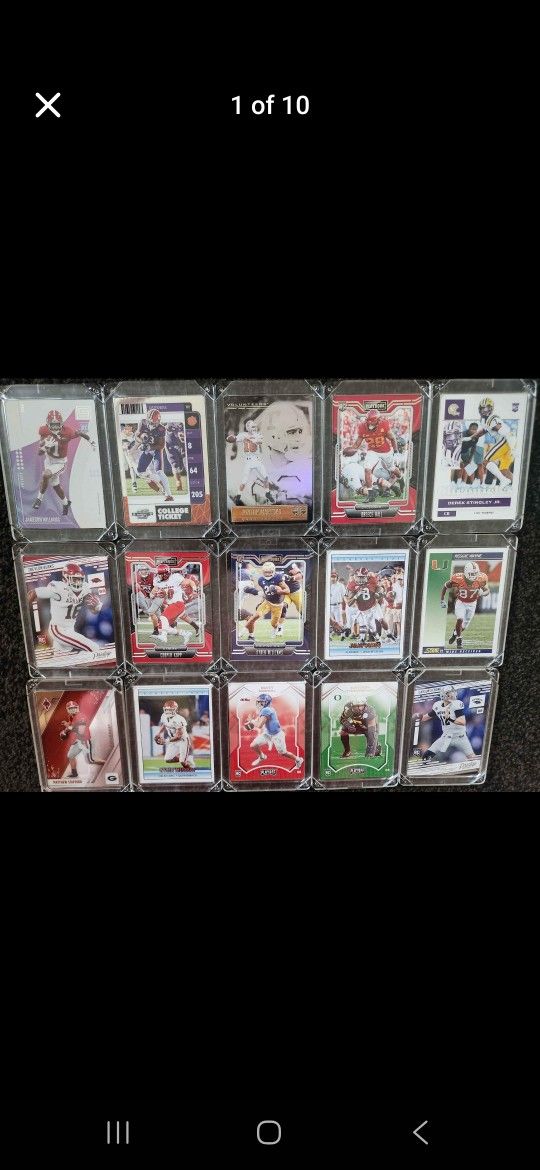 Football Cards 15 Panini Chronicles Draft Picks 2022 In Plastic Cases