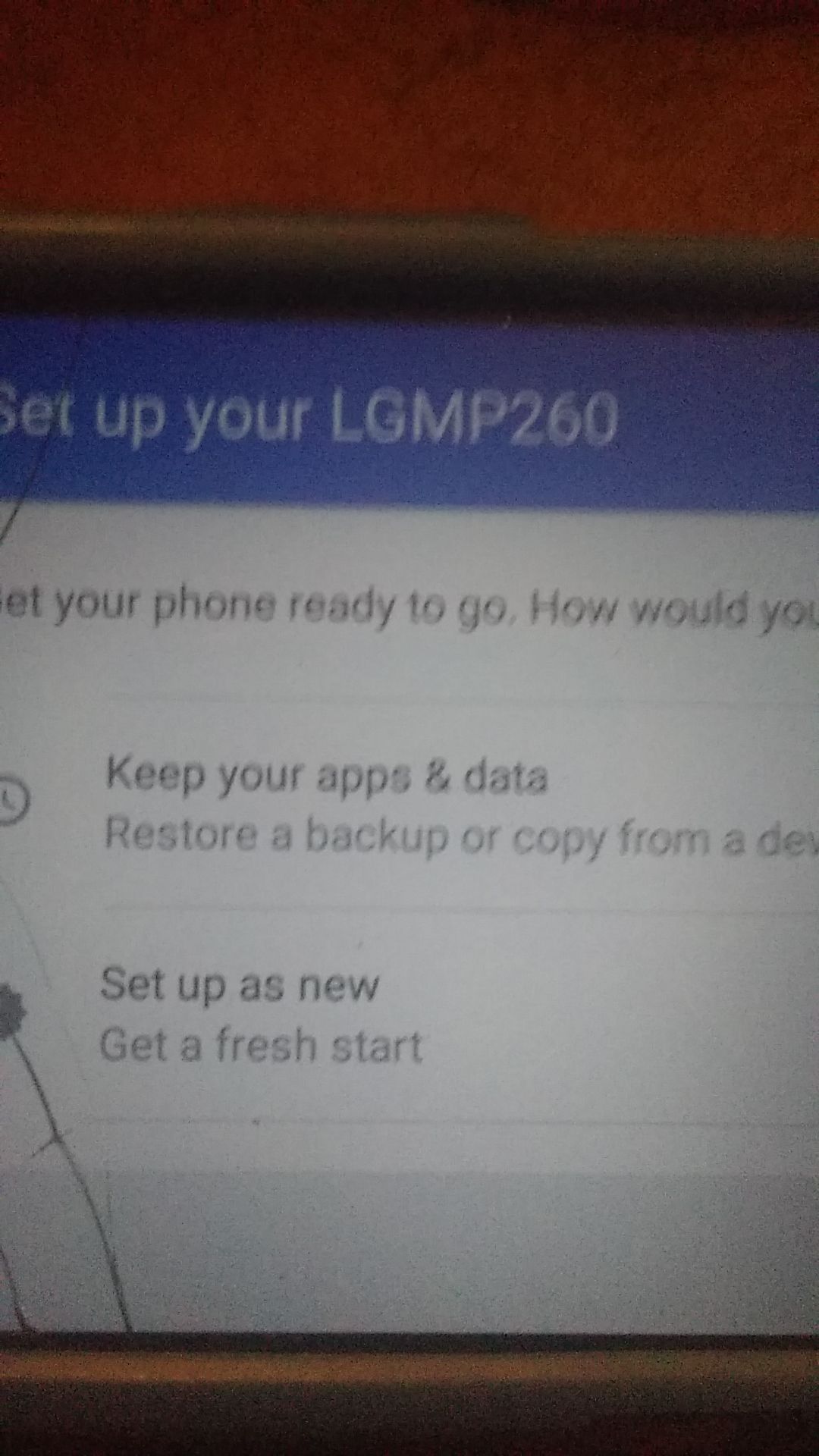 L.G phone