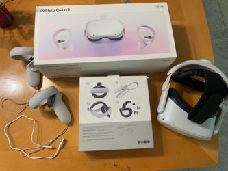 Meta Quest 2 128GB VR Headset with Kiwi Design Head Strap meet in Coral Springs 33071