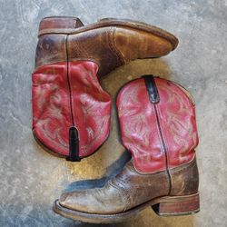 Double H Work Cowboy Boots Size 9.5 D