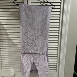 Adult Pink & Purple Mermaid Tails Blankets with Metallic Gold & Silver Accents