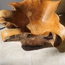 Burl Wood Art Piece