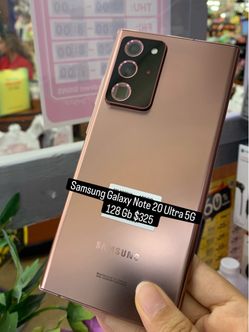 Unlocked - Samsung Galaxy Note 20 Ultra 5G 128 Gb clean imei