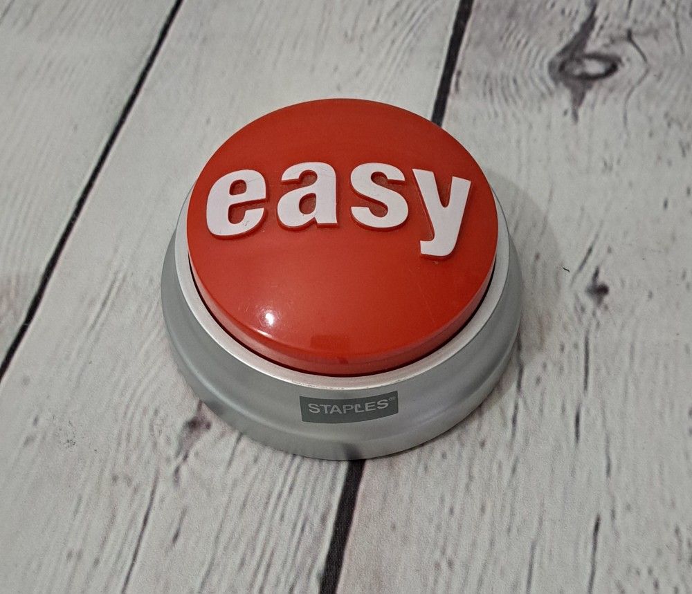 Staples "That Was Easy" Talking Button
