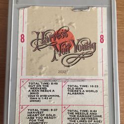 NEIL YOUNG - HARVEST - 8-TRACK TAPE 1972