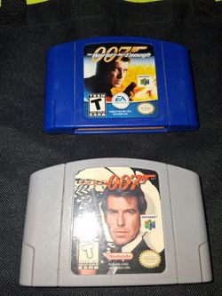007 NINTENDO N64 VIDEO GAME CARTRIDGES