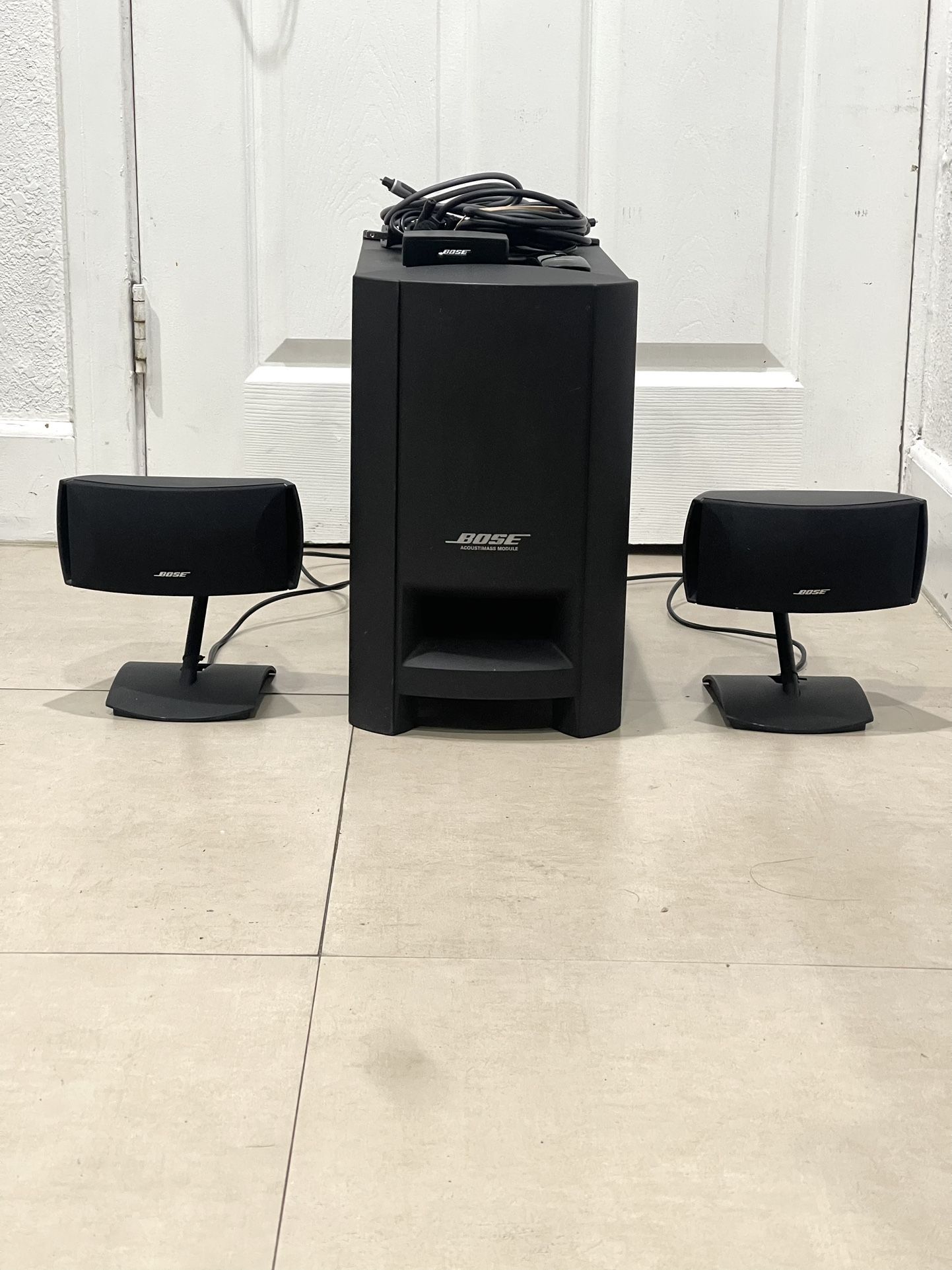 Bose Cinemate Series II Home Digital Theater Speaker System  With Stands