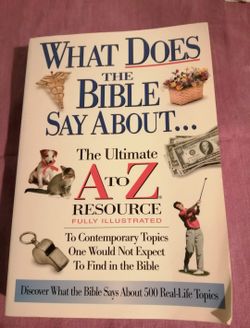 Book What does the Bible say about...