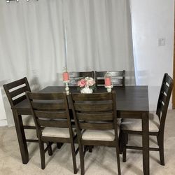 Ashley Furniture Dining Table With 6 Chairs 