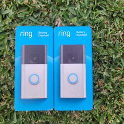 One (1) Ring Battery Doorbell 2025 Model Satin Nickel 